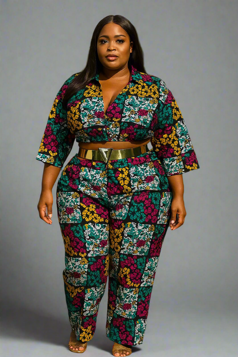 2 Piece in African Fabric