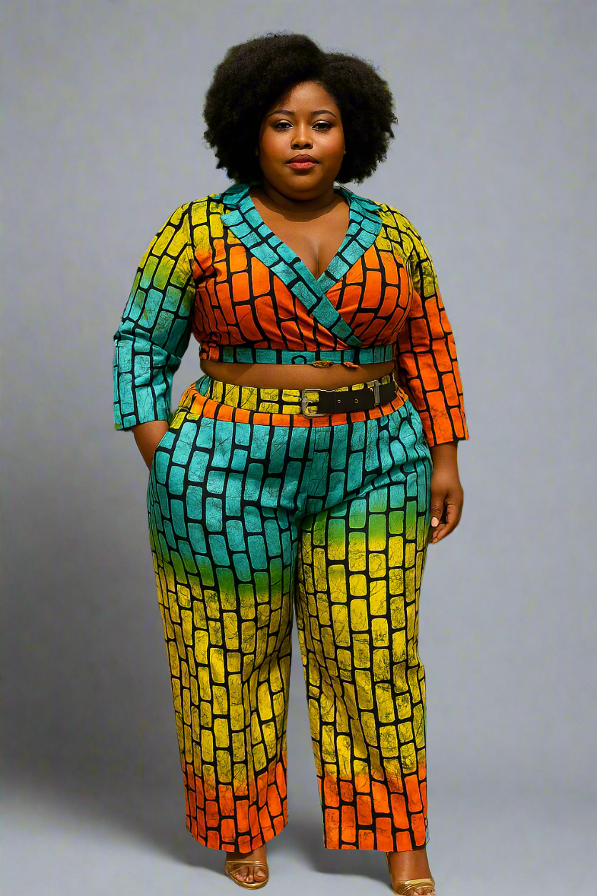 2 Piece in African fabric